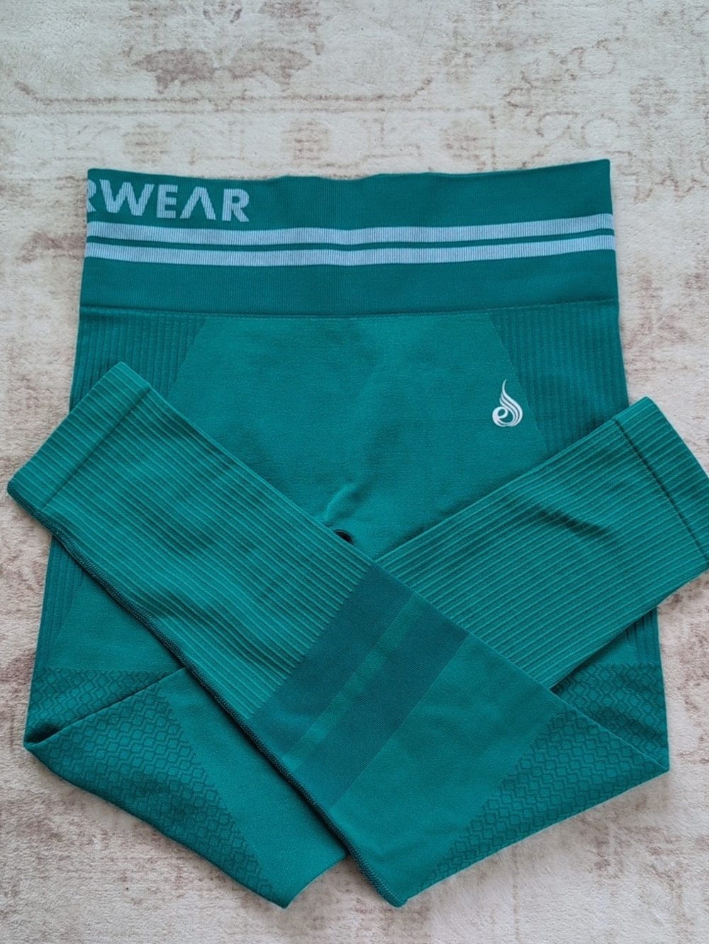 Ryderwear Seamless Teal Leggings - Activewear, Best For Small